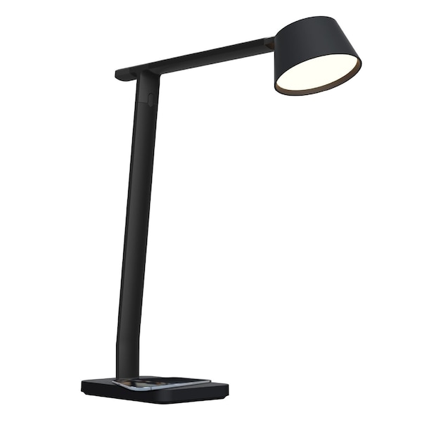 Black & Decker Desk Lamp with Qi Wireless Charger, Automatic Circadian Lighting + 16M RGB Colors LED2200-QI-BK - main
